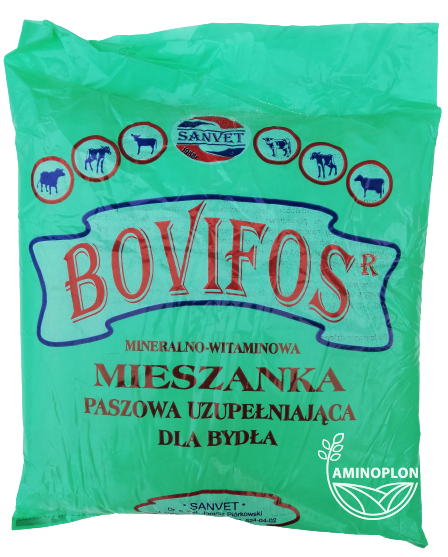 SANVET Bovifos 2kg – witaminy i minerały dla bydła – materiał paszowy