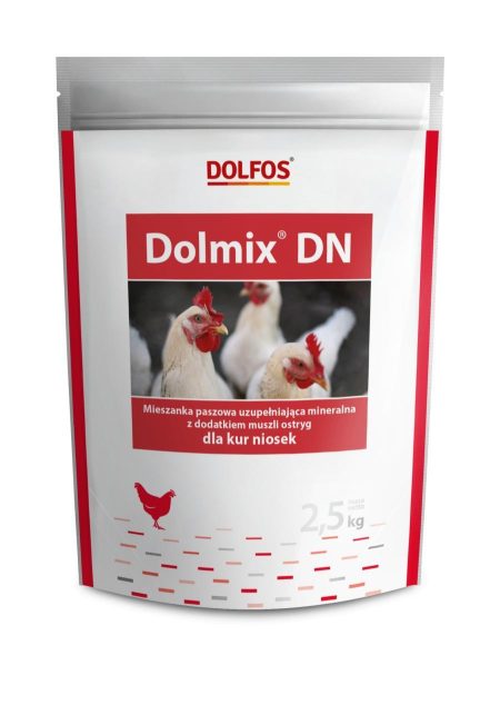 DOLFOS Dolmix DN 2,5 kg – uzupełnienie paszy niosek witaminy, minerały i aminokwasy – materiał paszowy