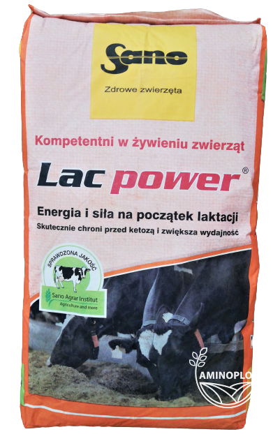 SANO Lac power 25kg – ochrona przed ketozą w okresie laktacji – materiał paszowy