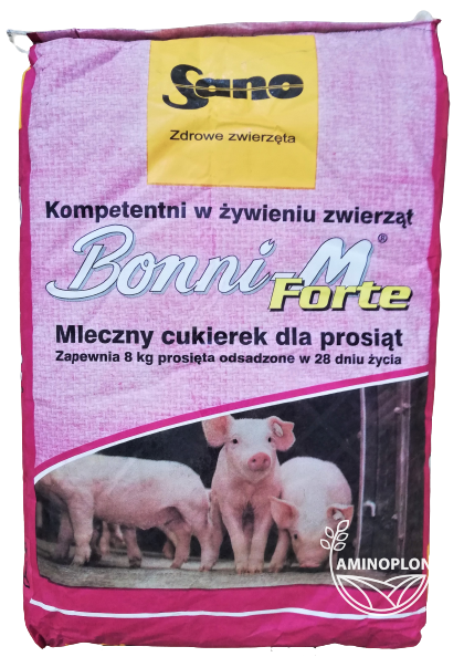 SANO Bonni-M Forte 10kg – mleczny cukierek na wzmożenie apetytu prosiąt ssących – materiał paszowy