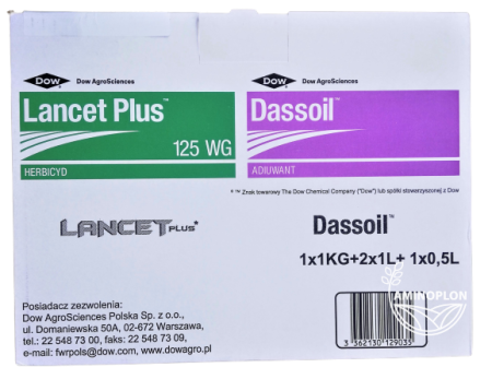 DOW AGRO Lancet Plus (125WG) + Dassoil adiuwant – na miotłę zbożową i chwasty dwuliścienne