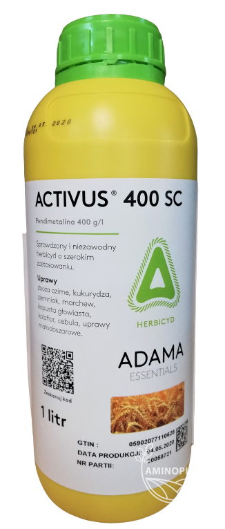ADAMA Activus (400SC) – zwalczanie chwastów jedno i dwuliściennych w okresie kiełkowania oraz wschodów