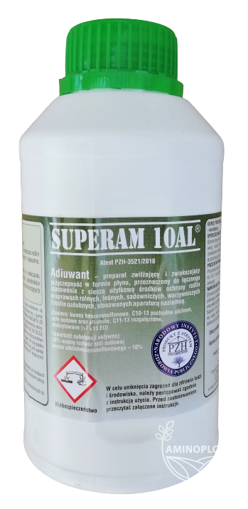 DANMAR Superam (10AL) – adiuwant, zwilżający i zwiększający przyczepność środków ochrony roślin