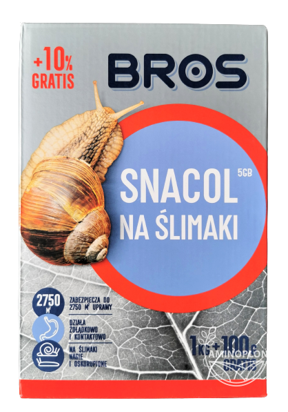BROS SNACOL – granulat,  trutka na ślimaki