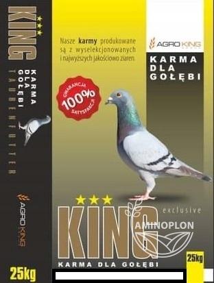 AGRO KING Karma dla gołębii pierzeniowa lux PL – 25kg