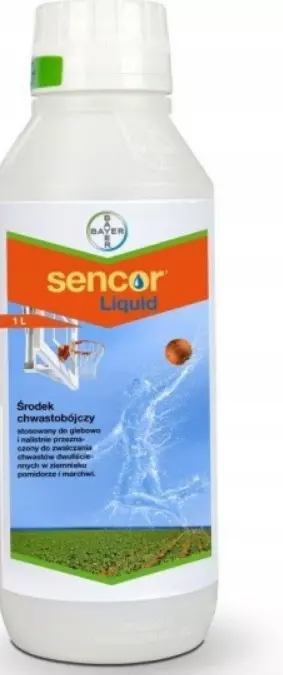 BAYER Sencor Liquid (600 SC) – Silnie skoncentrowana metrybuzyna do skutecznego zwalczania chwastów w uprawach warzyw