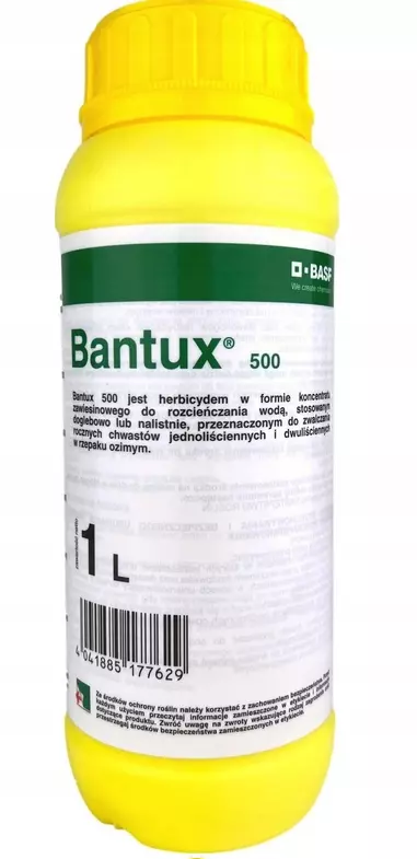 BASF BANTUX (500SC) – metzachlor oprysk na chwasty w rzepaku ozimym