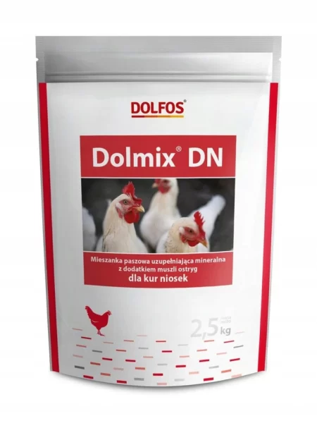 DOLFOS Dolmix DN – uzupełnienie paszy niosek przyzagrodowych w witaminy, minerały i aminokwasy